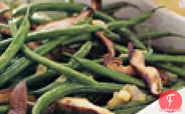 Fagiolini con Funghi Shiitake