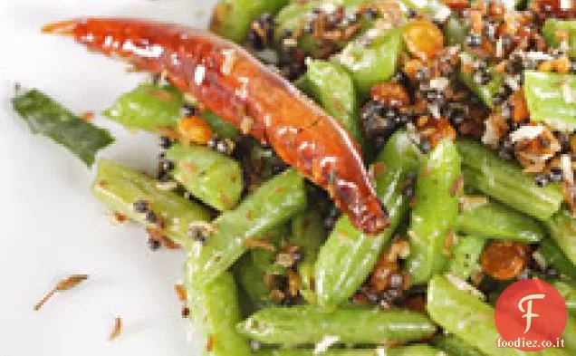 Fagiolini saltati in padella con cocco