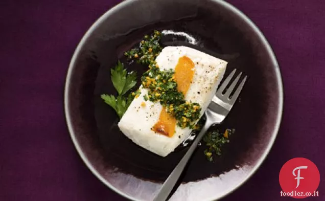 Ippoglosso con Clementina Gremolata