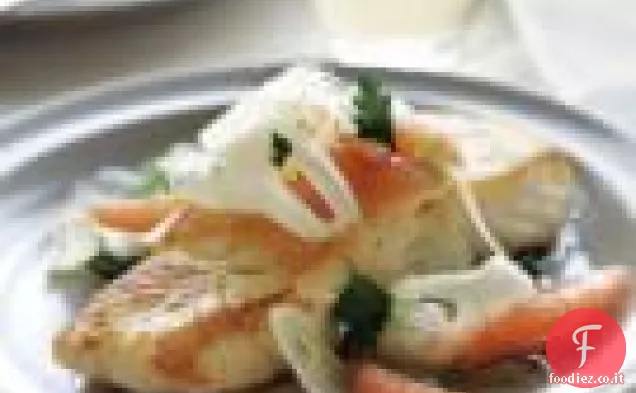 Halibut con Pompelmo, Prezzemolo e Finocchio