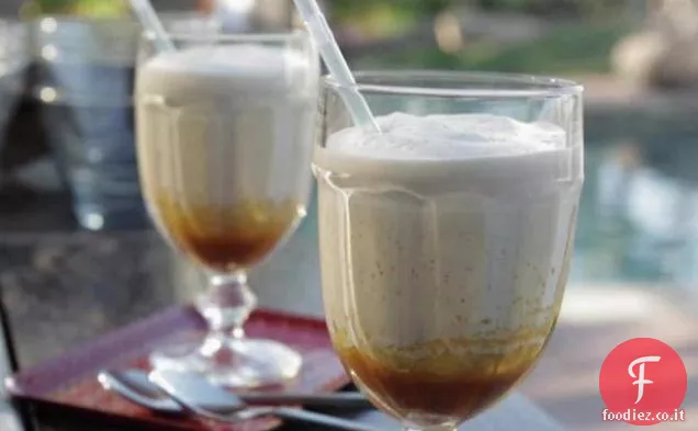 Frappè al caramello salato