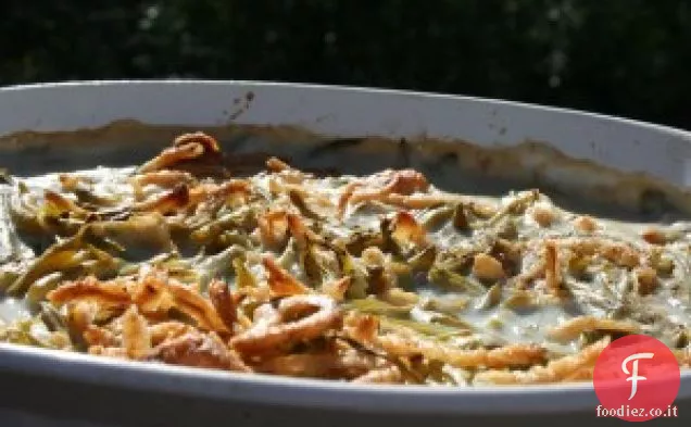 Casseruola di fagioli verdi alleggerita