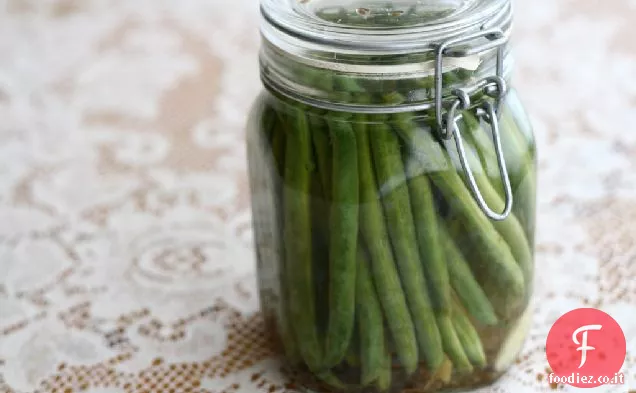Sottaceti di fagioli verdi