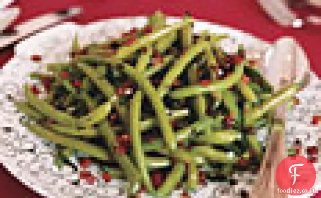 Fagiolini con Salvia e Pancetta