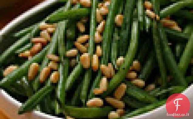Croccanti Cime di fagiolini con pinoli
