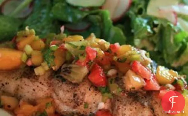 Salsa piccante alla fragola Kiwi Pesca