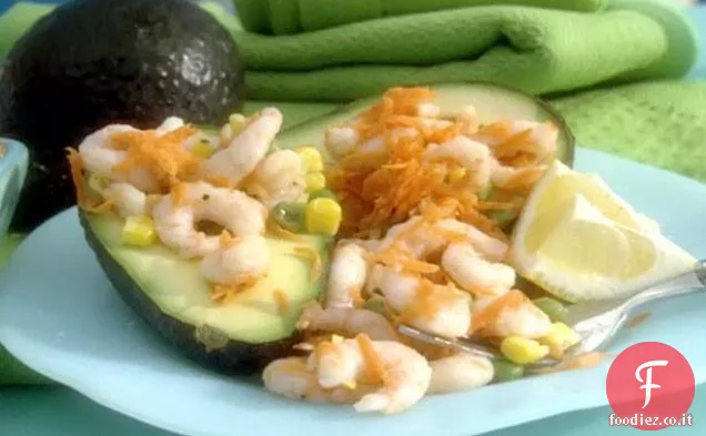 Insalata di gamberi e avocado
