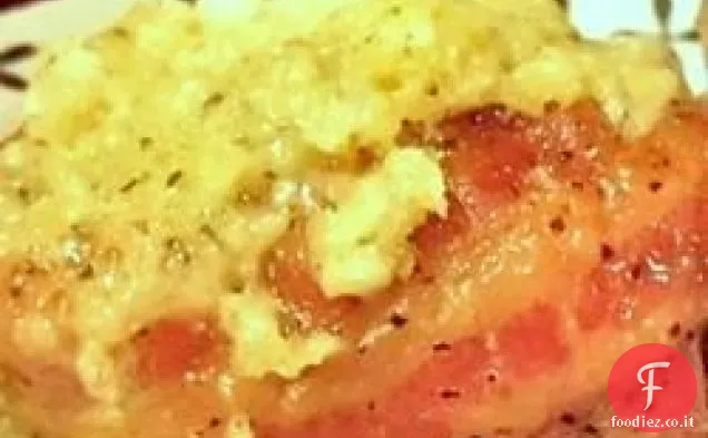 Sensei croccante sbriciolato bistecca di formaggio blu Topping