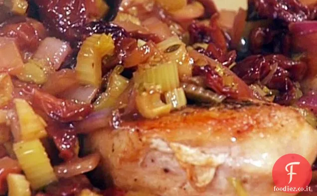 Pollo alla ciliegia piccante