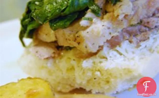 Panini arrosto di maiale stile Philadelphia