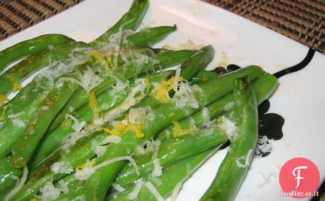 Fagiolini Al Burro E Limone Con Parmigiano Reggiano