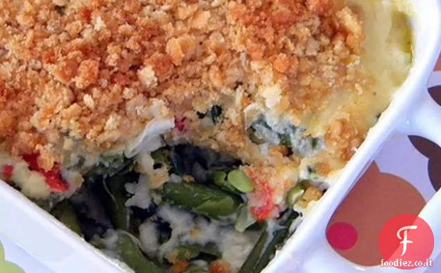 Casseruola di fagiolini all'italiana