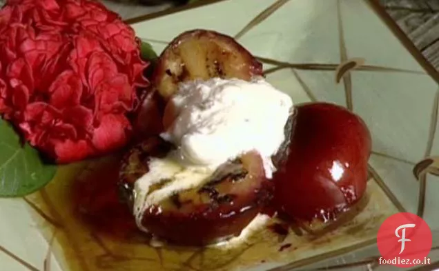 Frutta alla griglia con glassa di Bourbon