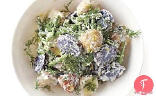 Insalata di Patate Con Fagiolini e Ricotta