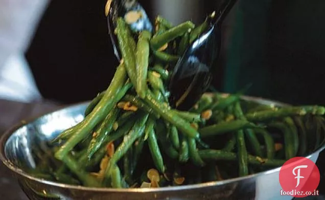 Fagiolini con Vinaigrette all'aglio