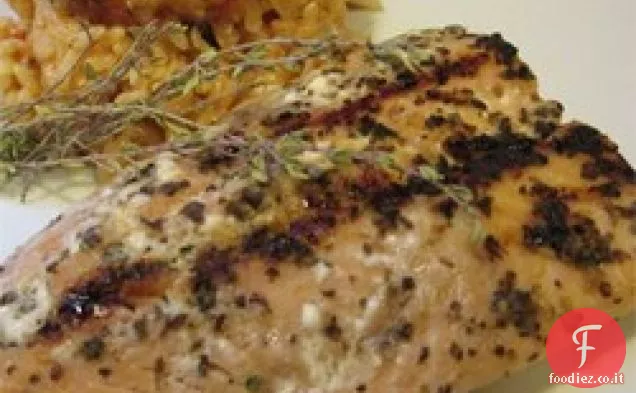 Salmone glassato allo zucchero