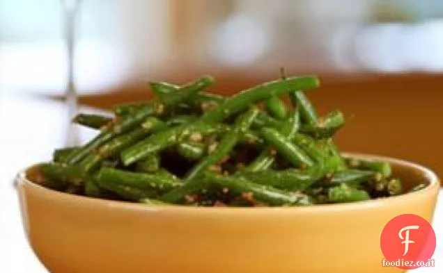 Fagiolini al limone e aneto