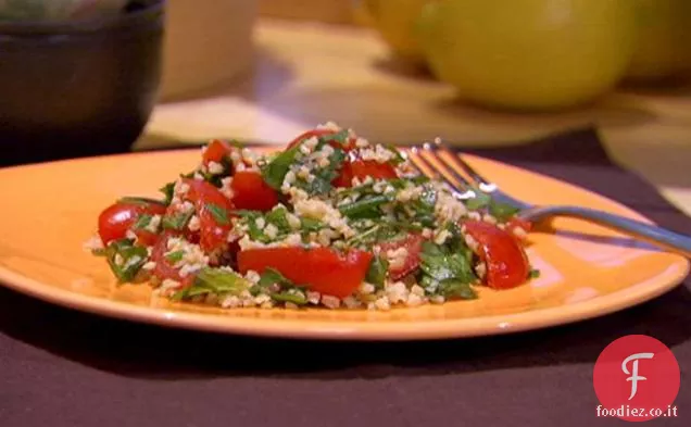 Baby Pomodoro e erba fresca Tabbouleh