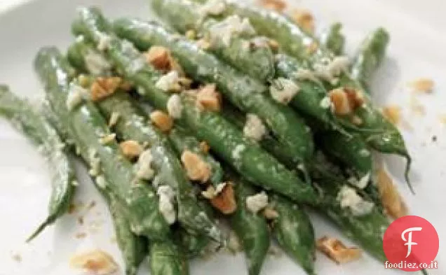 Formaggio blu-fagiolini di noci