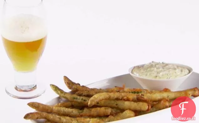 Asparagi pastellati di birra