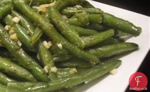 Fagiolini all'aglio burroso