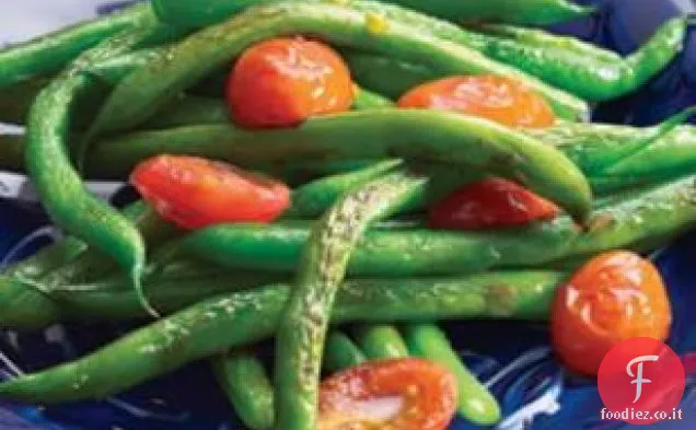Fagiolini saltati e pomodorini