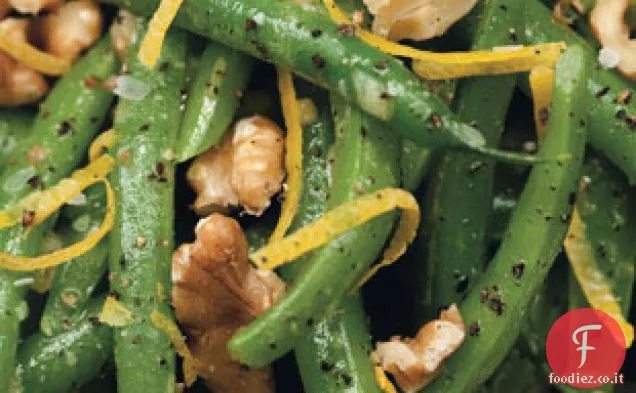 Fagiolini e Noci con Vinaigrette al Limone