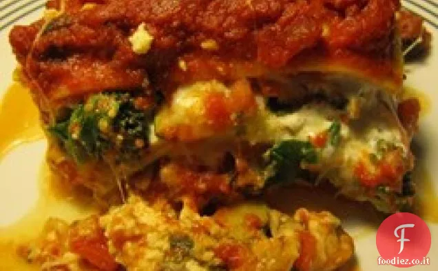 Lasagna di verdure arrosto facile