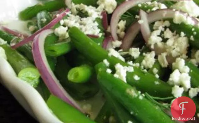 Fagiolini con Feta e aneto