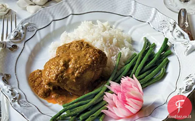 Pollo al curry al cocco Rendang
