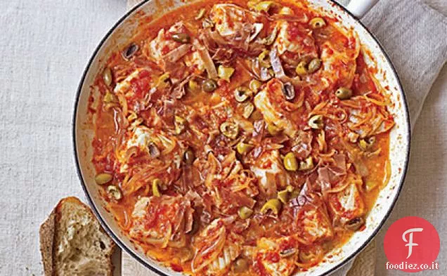 Stufato di pesce catalano con maionese al Pimentón