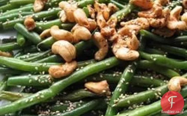 Fagiolini di sesamo in stile giapponese