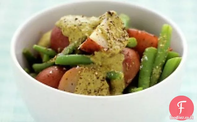 Insalata di Fagiolini e Patate con Pesto