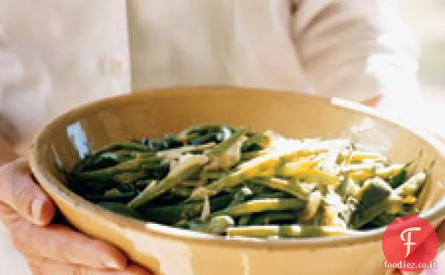 Fagiolini stufati e Poblanos