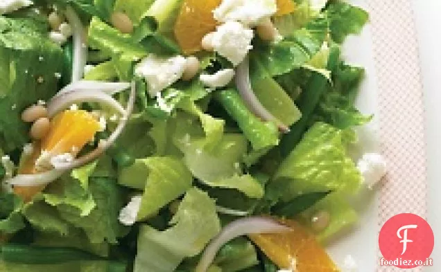Insalata Mediterranea Con Fagiolini e Feta