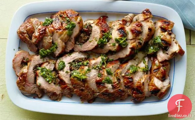 Filetto di maiale ripieno di funghi