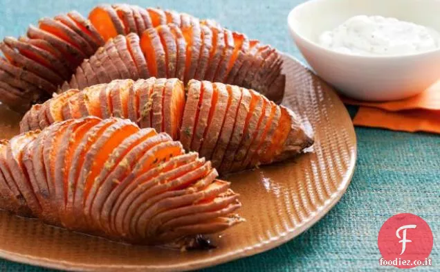 Patate dolci Hasselback