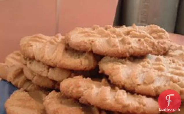 Deliziosi biscotti al burro di arachidi