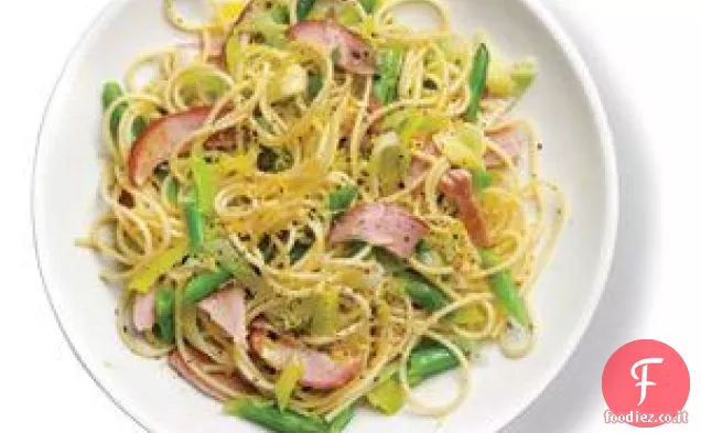 Pasta Con Prosciutto e Fagiolini