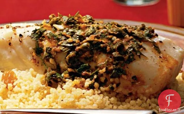 Halibut con Charmoula