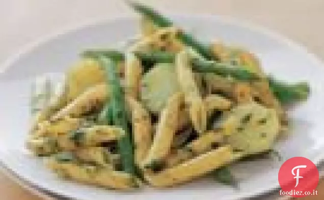 Penne al Pesto, Patate e Fagiolini