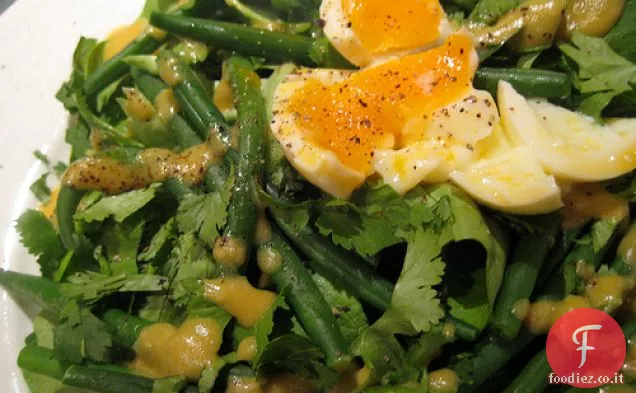 Coriandolo Insalata di fagioli verdi