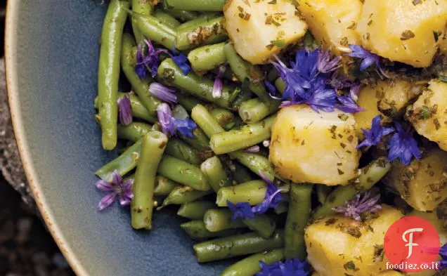 Insalata di patate con Fagiolini e Salsa Verde