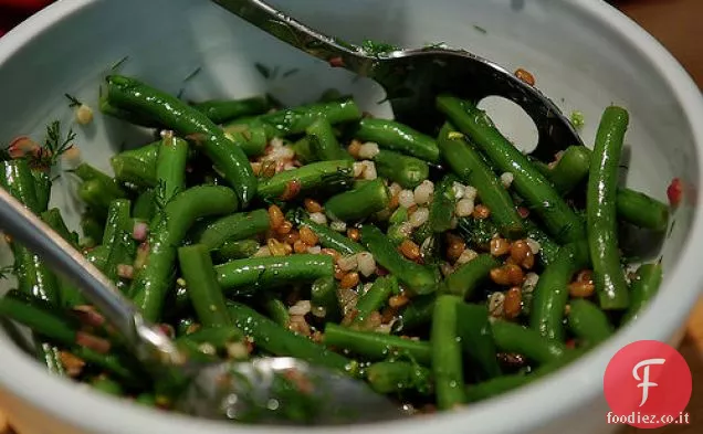 Insalata di fagioli verdi, Wheatberry e orzo