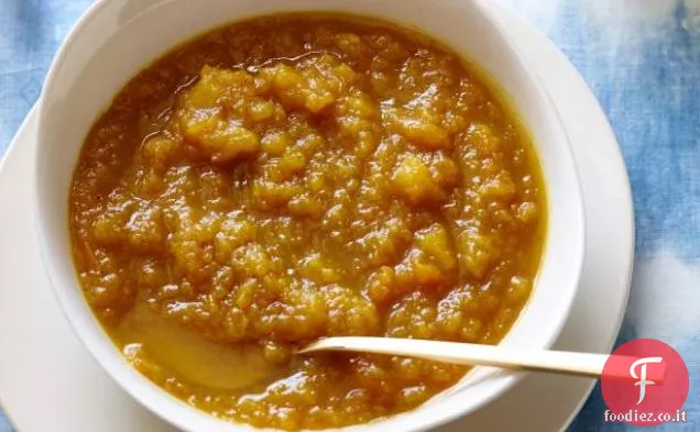 Zuppa di zucca e mele
