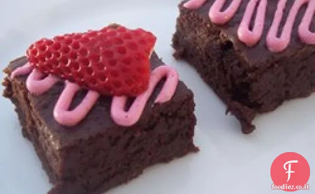 Brownies alla fragola