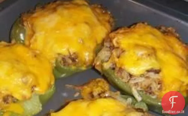 Hash Marrone piatto caldo farcito peperoni
