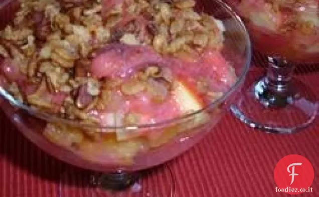 Insalata di frutta croccante alla fragola