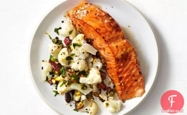 Salmone di soia-acero