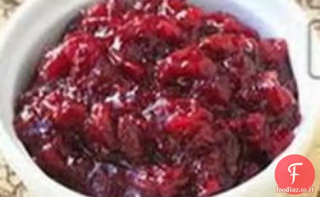 Mandarino Ciliegia Salsa di mirtilli rossi